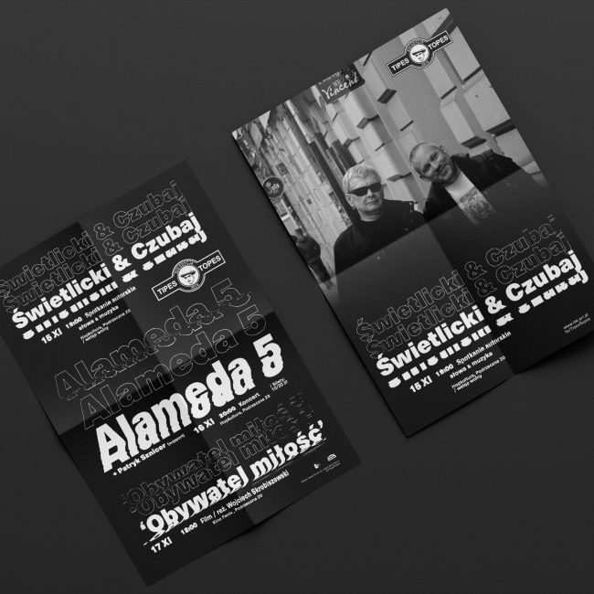 Tipes Topes 2019 Łowicz plakat Adam Bombrych